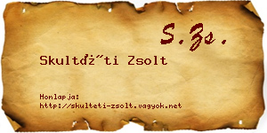 Skultéti Zsolt névjegykártya
